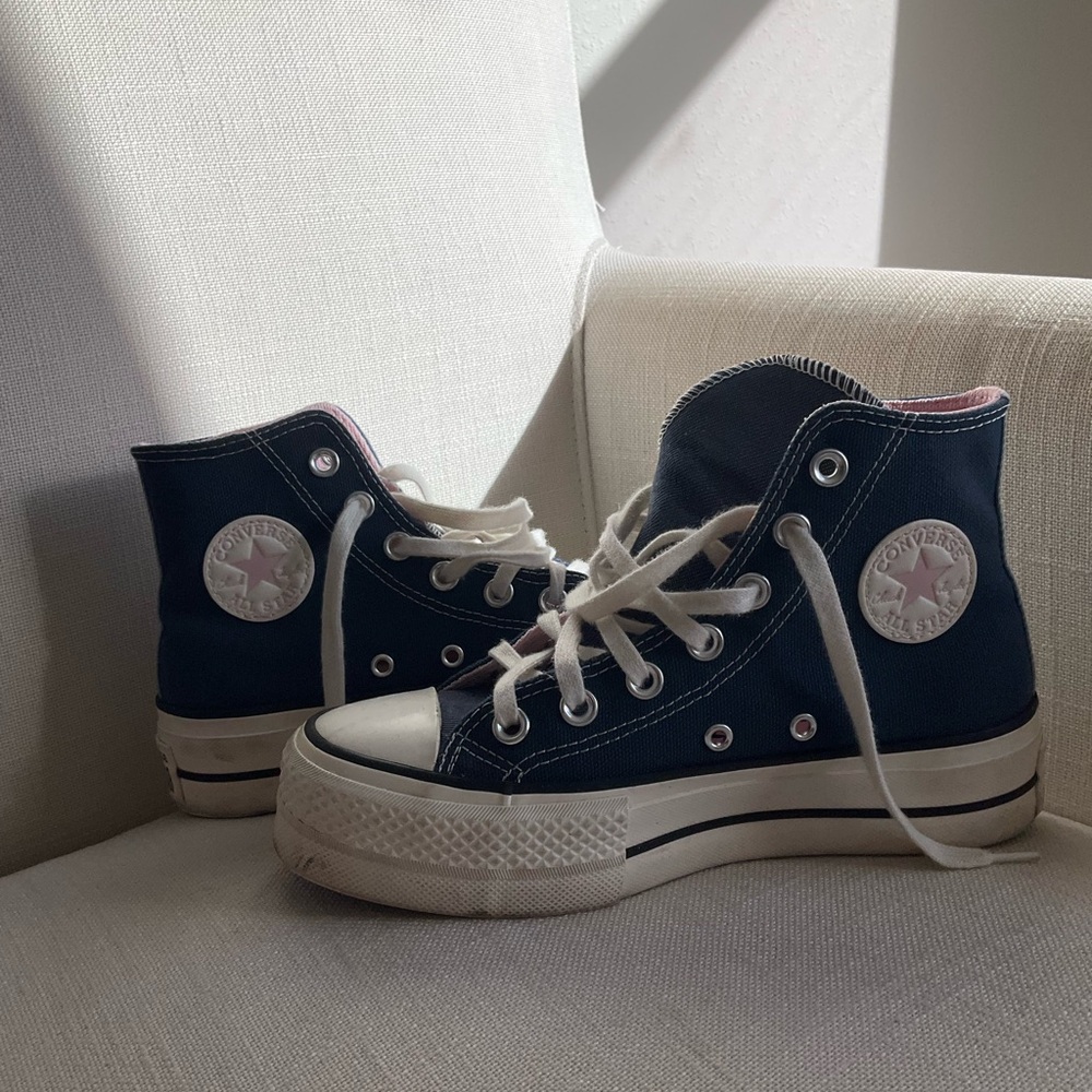 Converse Kids High-Top Sneakers - Dark Blue